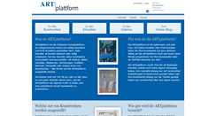 Desktop Screenshot of dede.artplattform.com