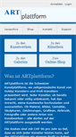 Mobile Screenshot of dede.artplattform.com