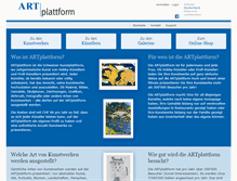 Tablet Screenshot of dede.artplattform.com
